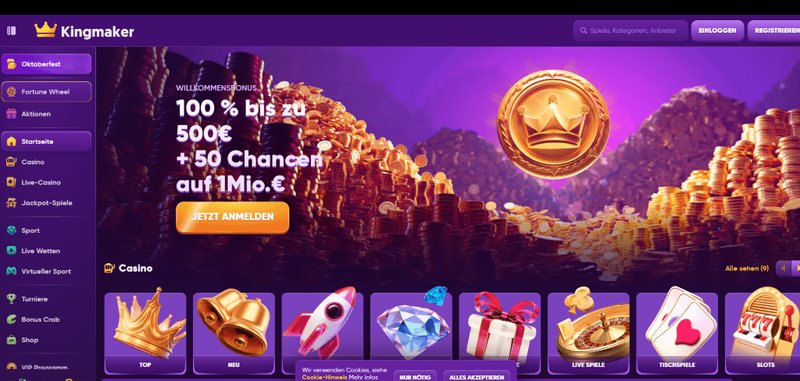 Der Königsmacher Casino Erfahrung: Wo finden Sie das beste Kingmaker Casino - overview